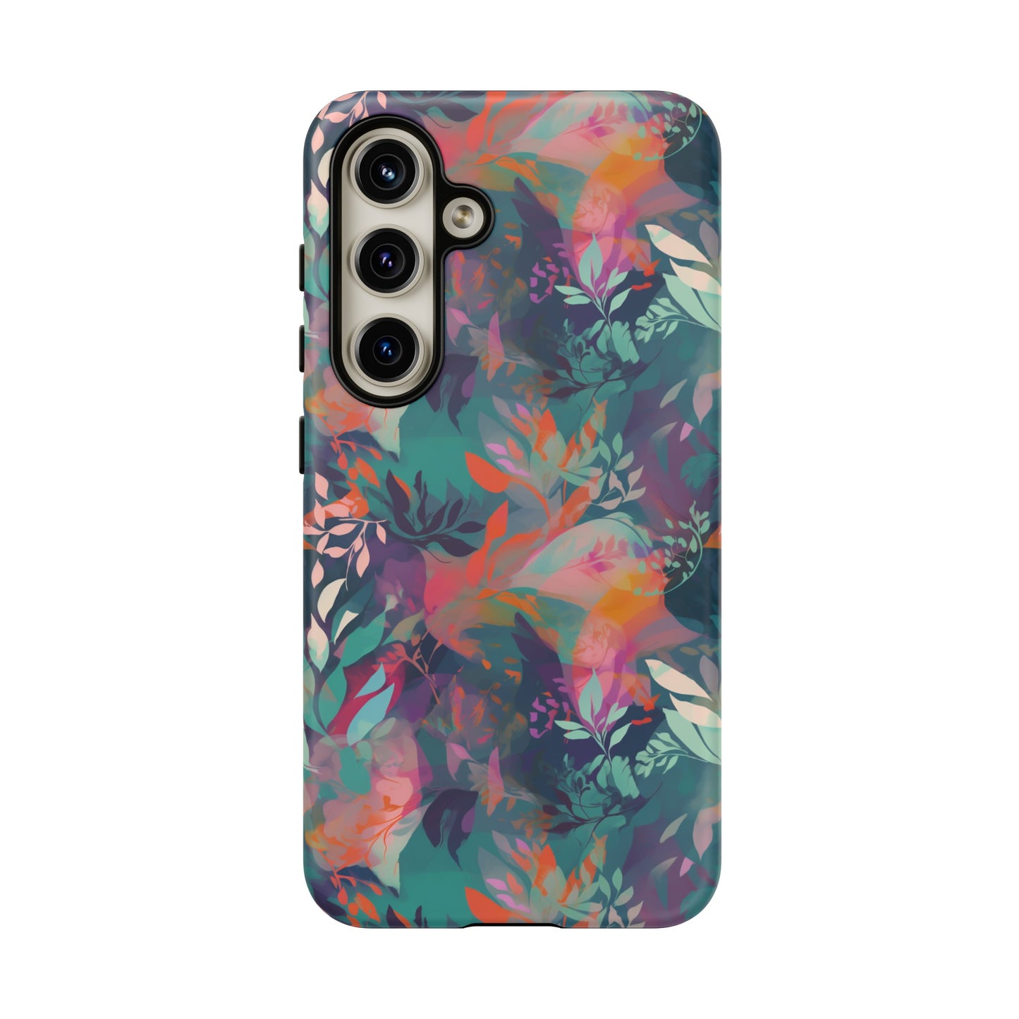 Botanical Bliss - Stylized Abstract Flower Design Tough Phone Case