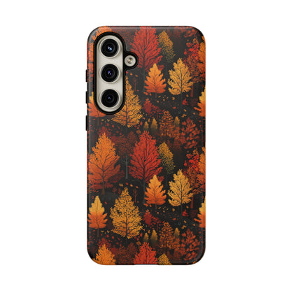 Bronzed Forest: A Chromatic Landscape - Tough Phone Case