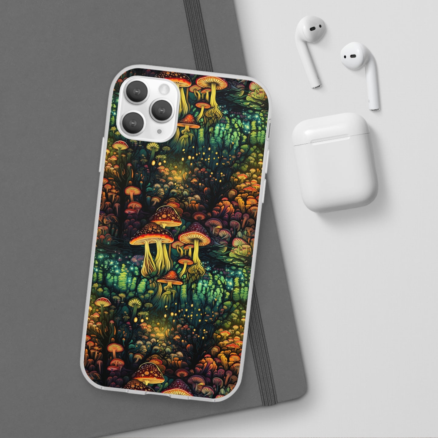 Neon Hallucinations: An Illumulated Autumn Spectacle - Flexible Phone Case