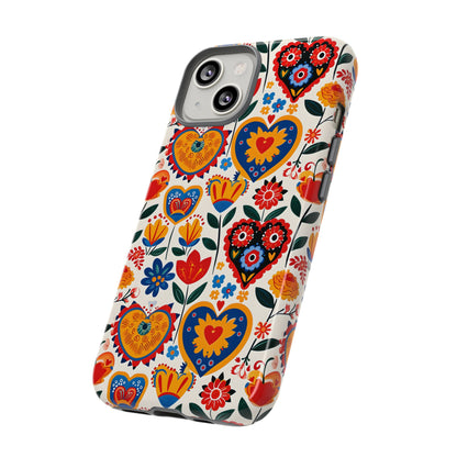 Whimsical Hearts - Phone Case