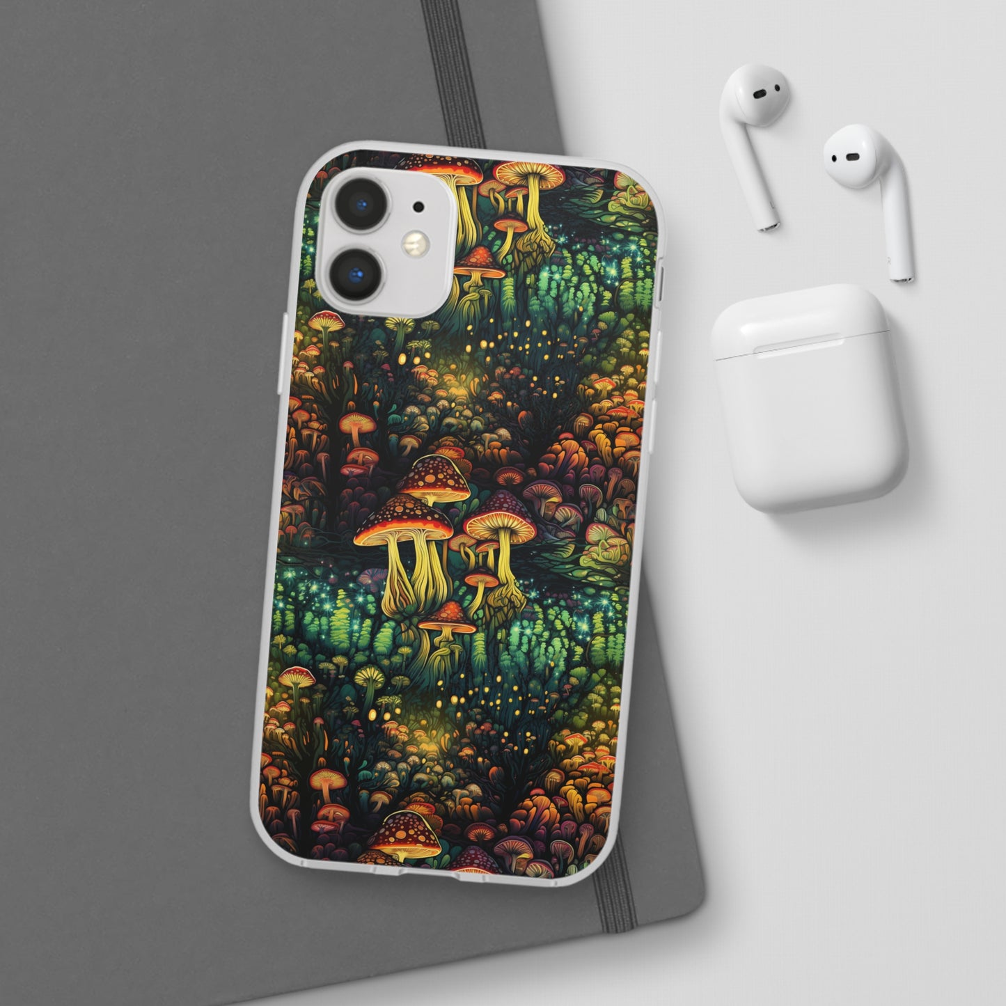 Neon Hallucinations: An Illumulated Autumn Spectacle - Flexible Phone Case