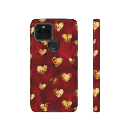 Midas Touch: Gilded Hearts - Phone Case