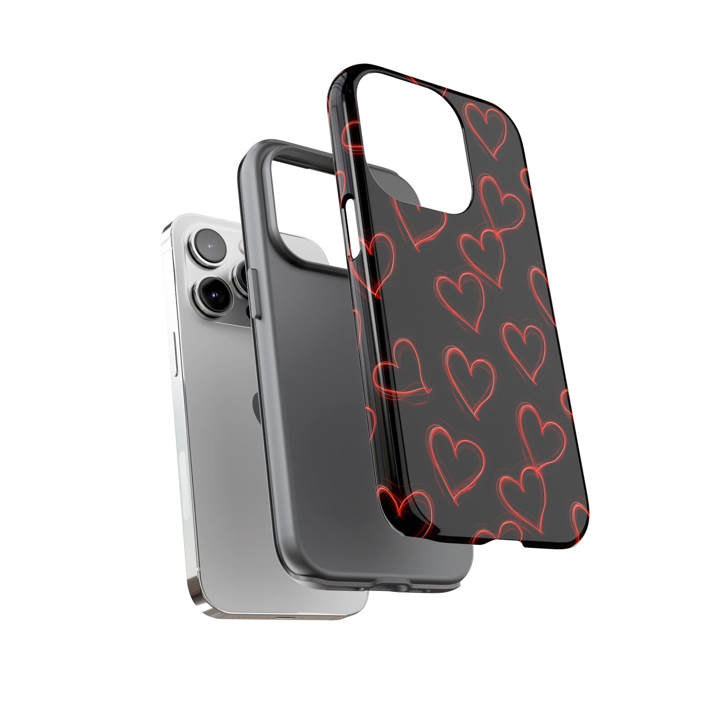 Neon Heartbeat - Phone Case