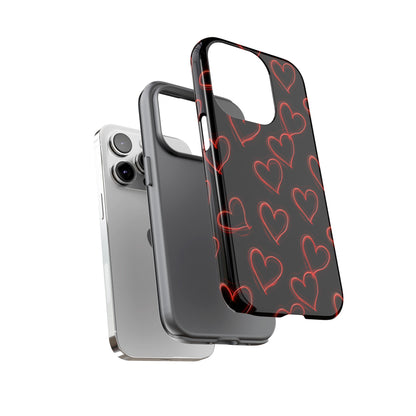 Neon Heartbeat - Phone Case