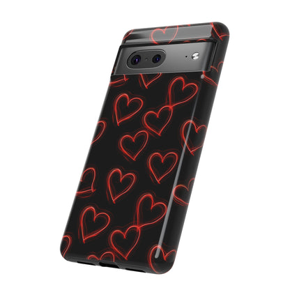 Neon Heartbeat - Phone Case