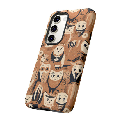 Abstract Owl - Phone Case