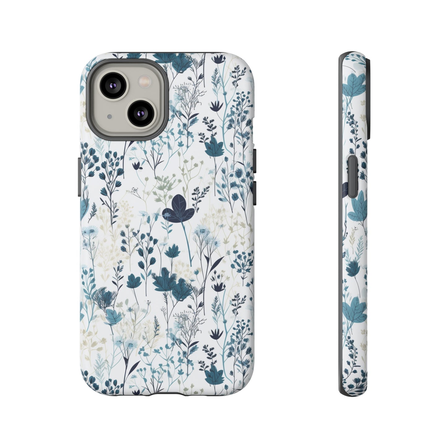 Serene Blue Wildflower - Phone Case