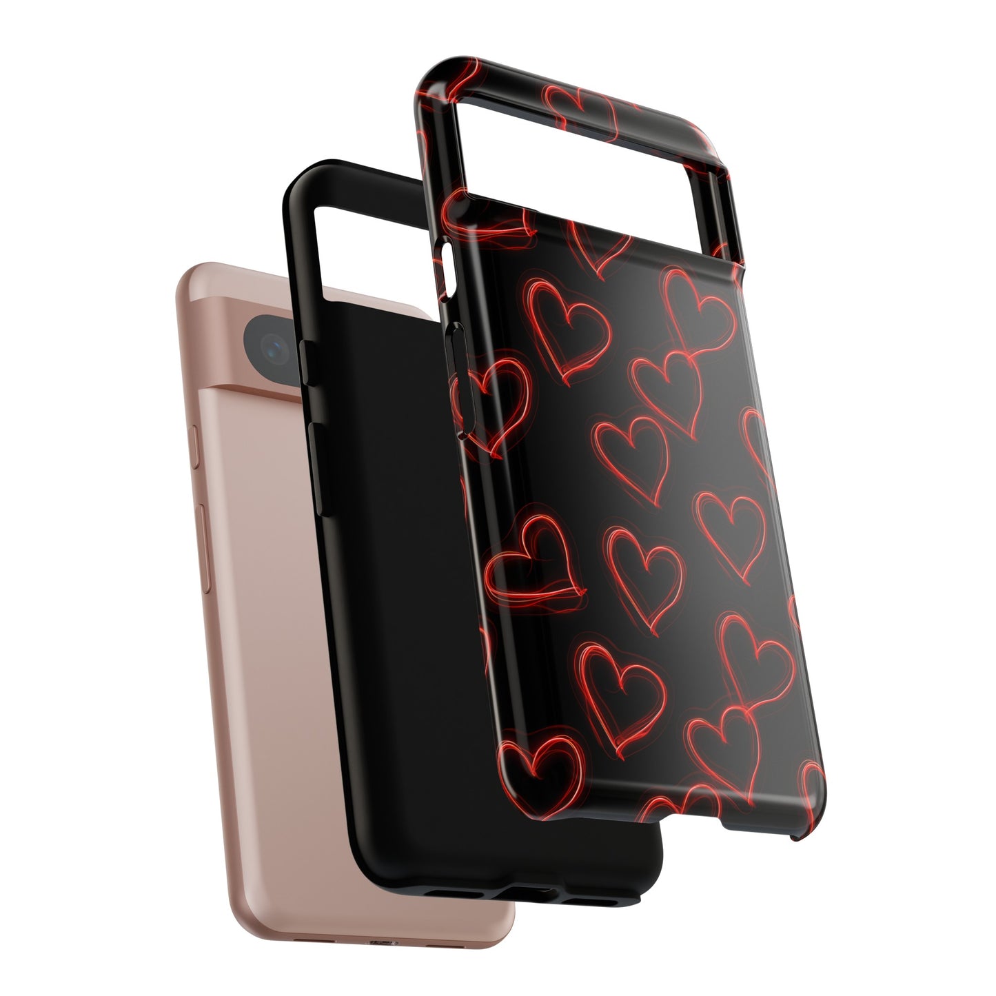 Neon Heartbeat - Phone Case