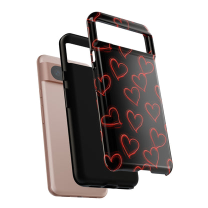 Neon Heartbeat - Phone Case