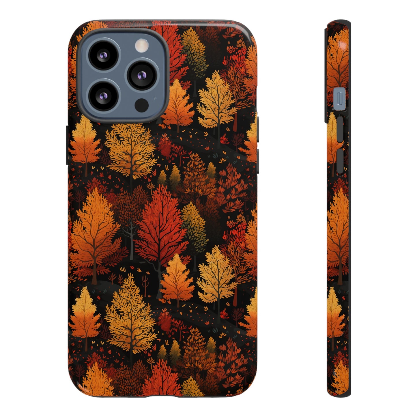 Bronzed Forest: A Chromatic Landscape - Tough Phone Case