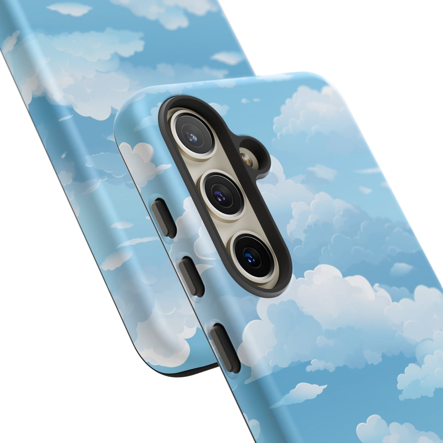 Azure Horizon Phone Case - Majestic Sky & Cloud Pattern - Tough Phone Case