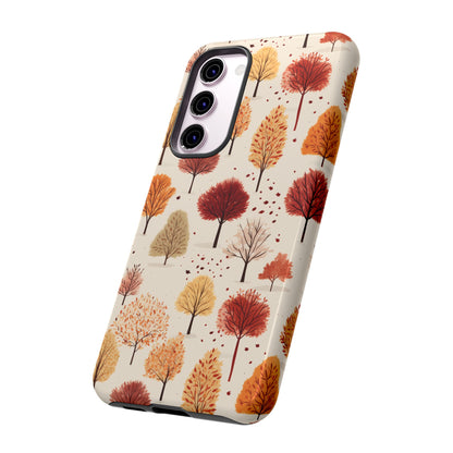 Gradient Grove: Autumn's Diverse Palette - Tough Phone Case