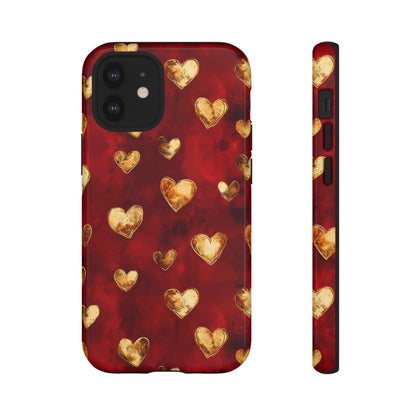 Midas Touch: Gilded Hearts - Phone Case