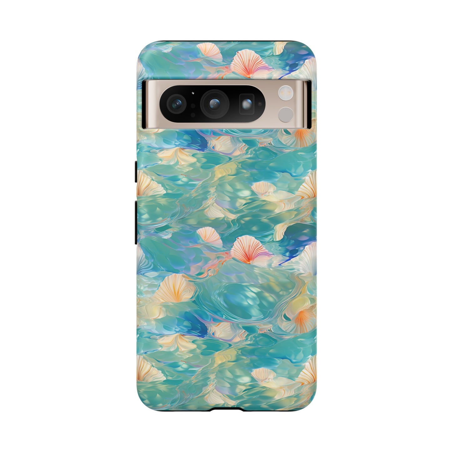 Watercolour Seashell Wonders - Protective Tough Phone Case