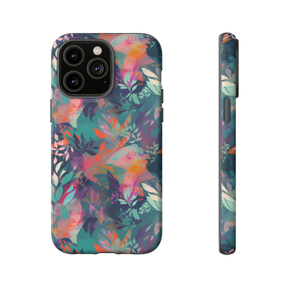 Botanical Bliss - Stylized Abstract Flower Design Tough Phone Case