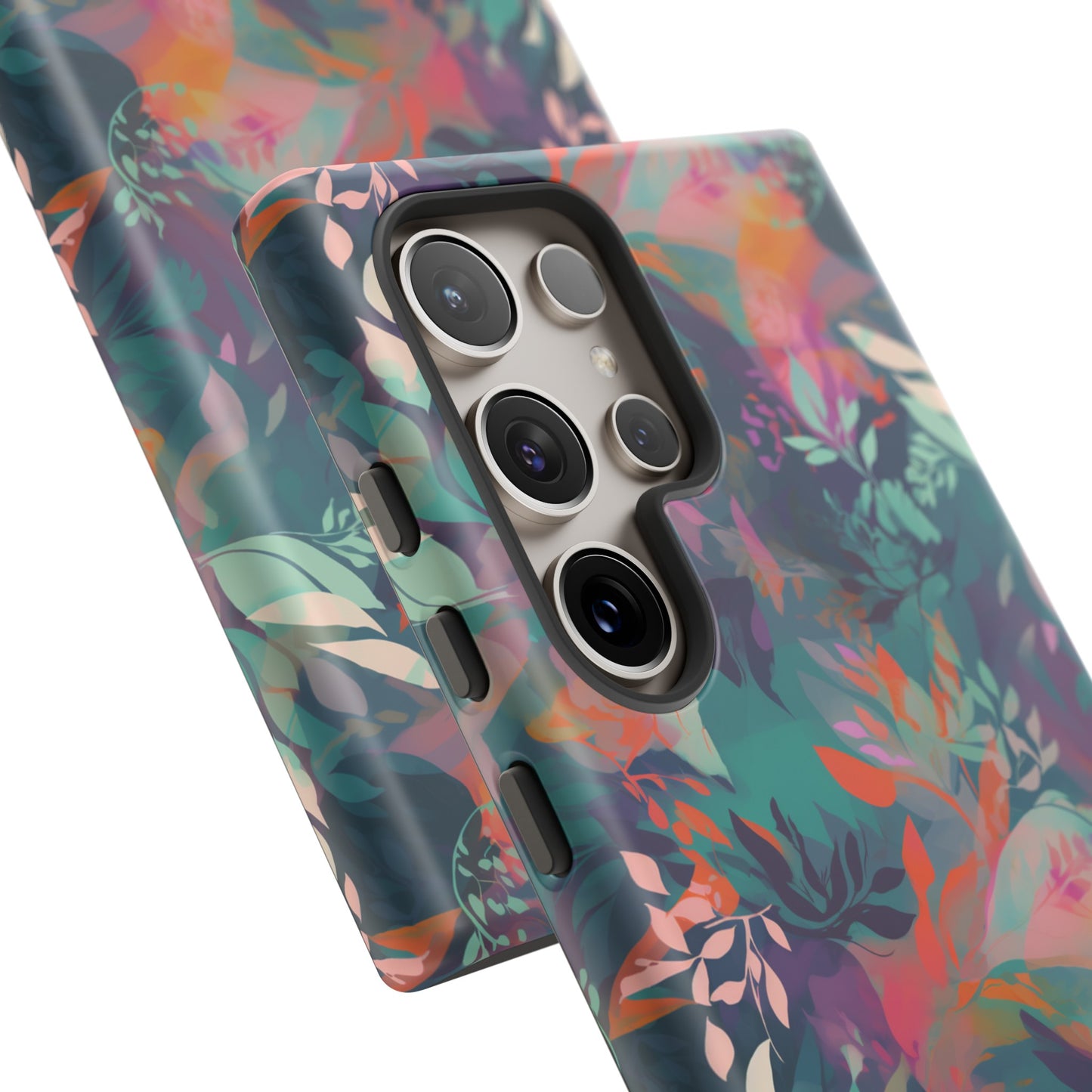 Botanical Bliss - Stylized Abstract Flower Design Tough Phone Case