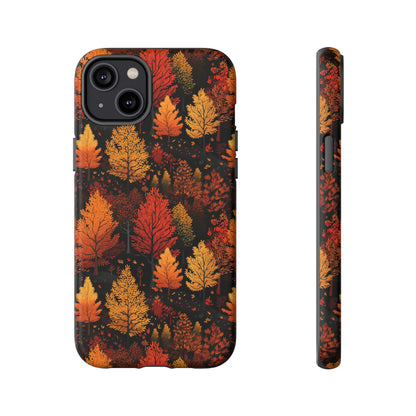 Bronzed Forest: A Chromatic Landscape - Tough Phone Case