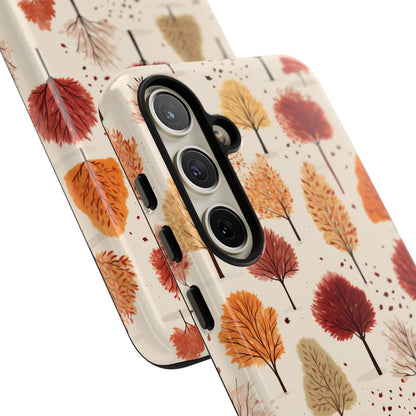 Gradient Grove: Autumn's Diverse Palette - Tough Phone Case