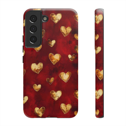 Midas Touch: Gilded Hearts - Phone Case