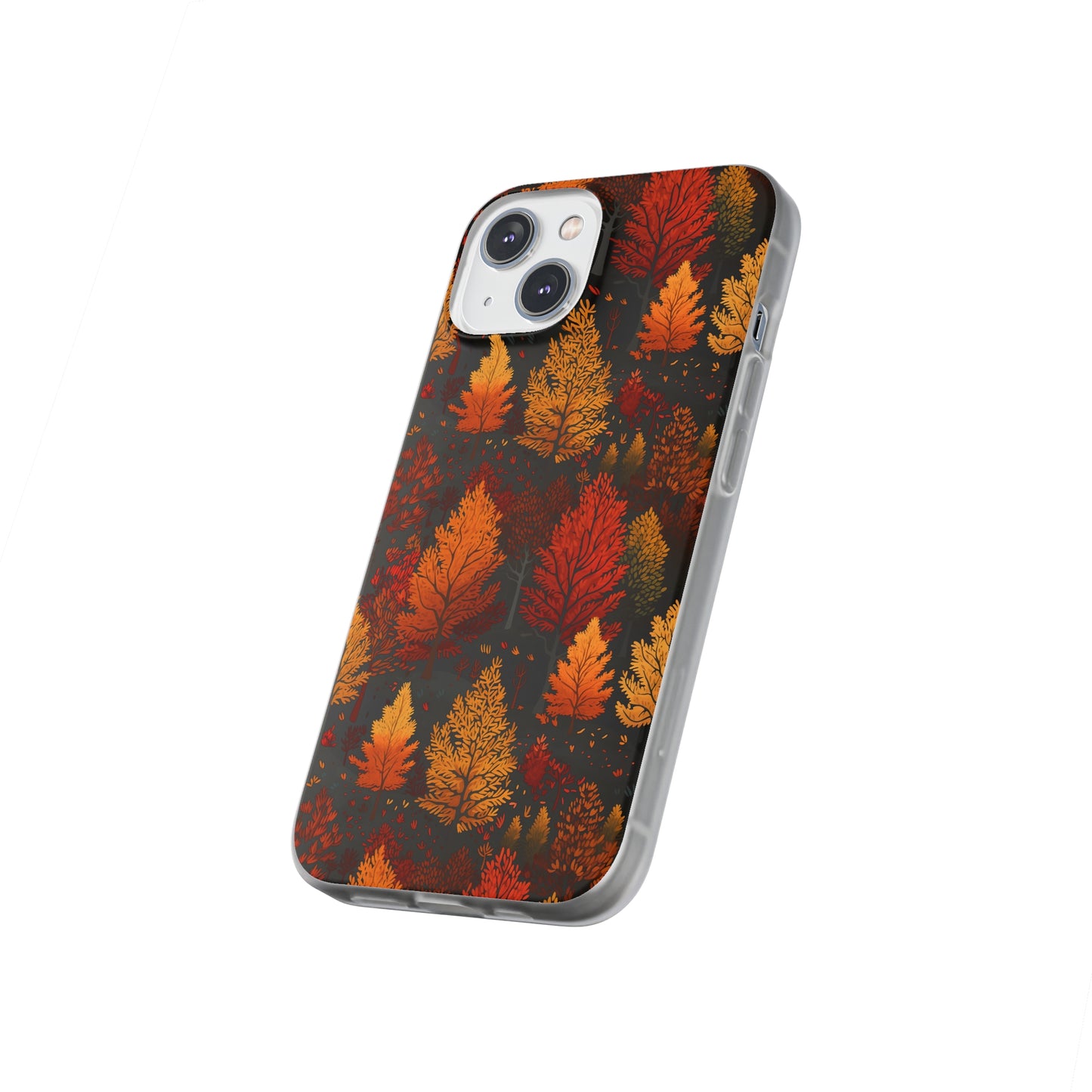 Bronzed Forest: A Chromatic Landscape - Flexible Phone Case