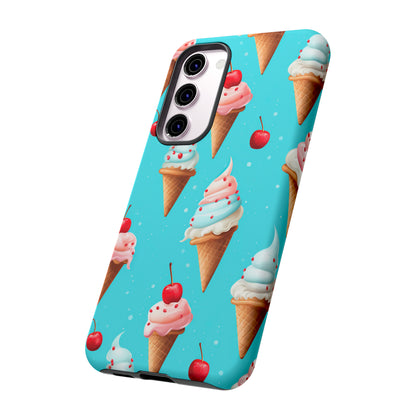 Sundae Funday - Ice Cream Cone Pattern Phone Case - iPhone & Samsung Compatible Phone Case Pattern Symphony   