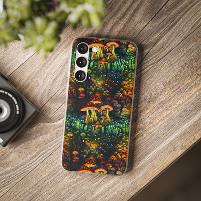 Neon Hallucinations: An Illumulated Autumn Spectacle - Flexible Phone Case