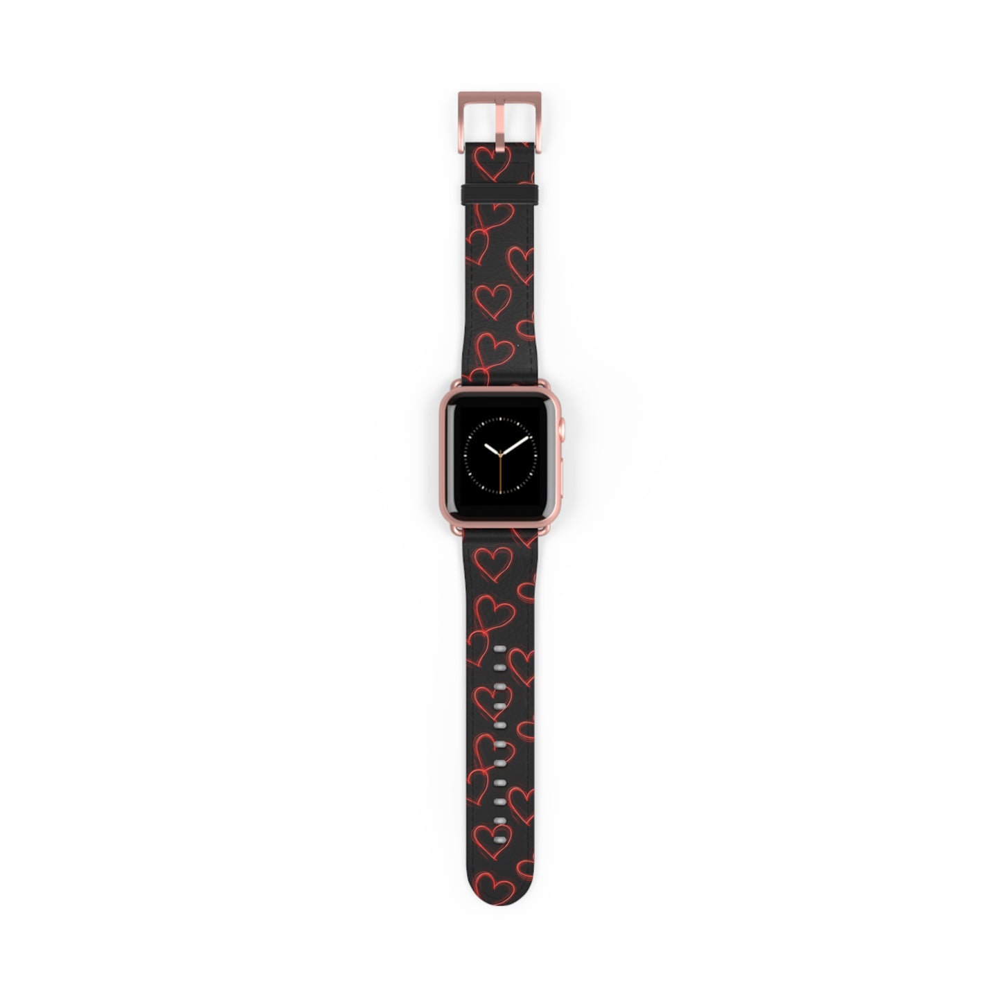 Neon Heartbeat: Fluorescent Flame - Apple Watch Strap