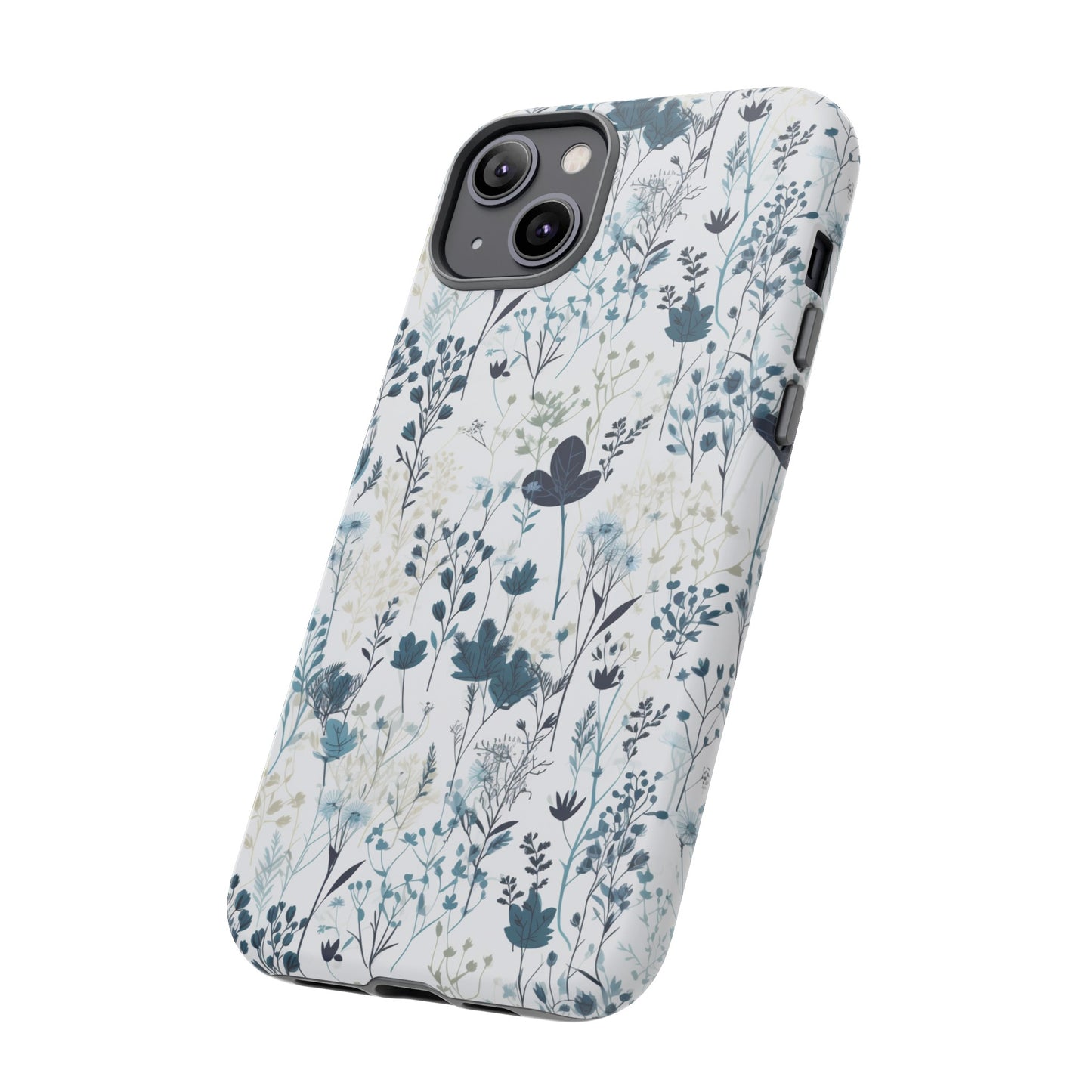 Serene Blue Wildflower - Phone Case