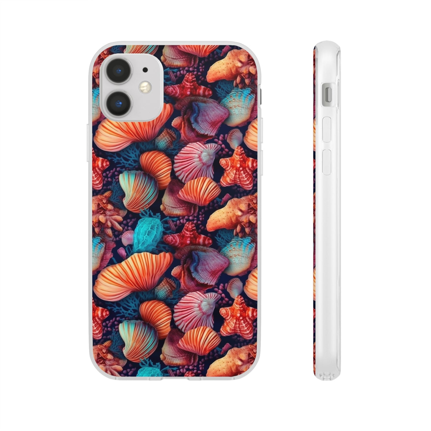 Vibrant Shallow Seascape - Flexible Phone Case Phone Case Pattern Symphony   