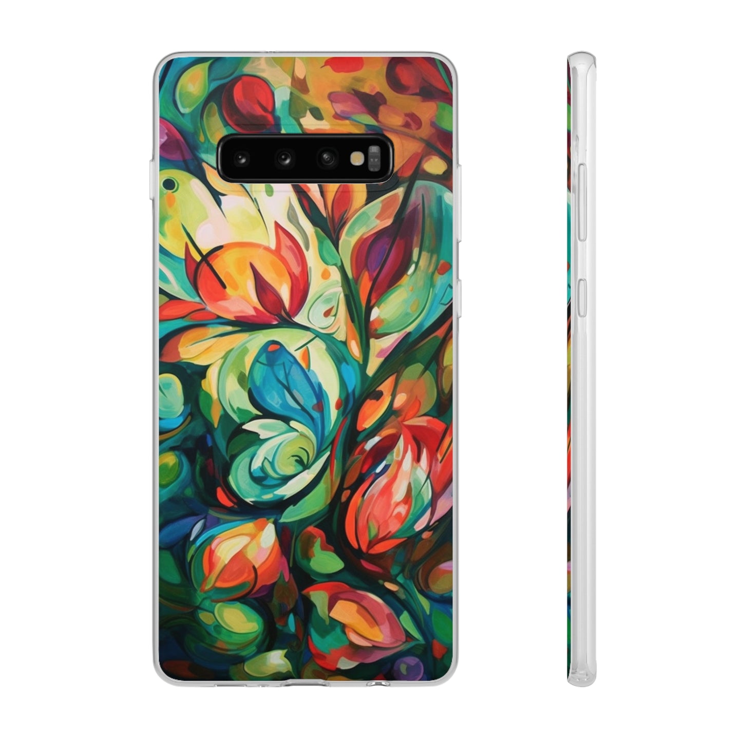 Spring Flourish Phone Case - Artistic Floral Elegance - Spring Collection - Flexi Cases Phone Case Pattern Symphony   