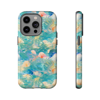 Watercolour Seashell Wonders - Protective Tough Phone Case