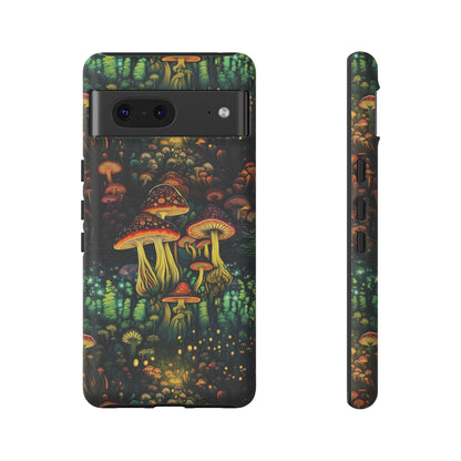 Neon Hallucinations: An Illuminated Autumn Spectacle - Tough Phone Case