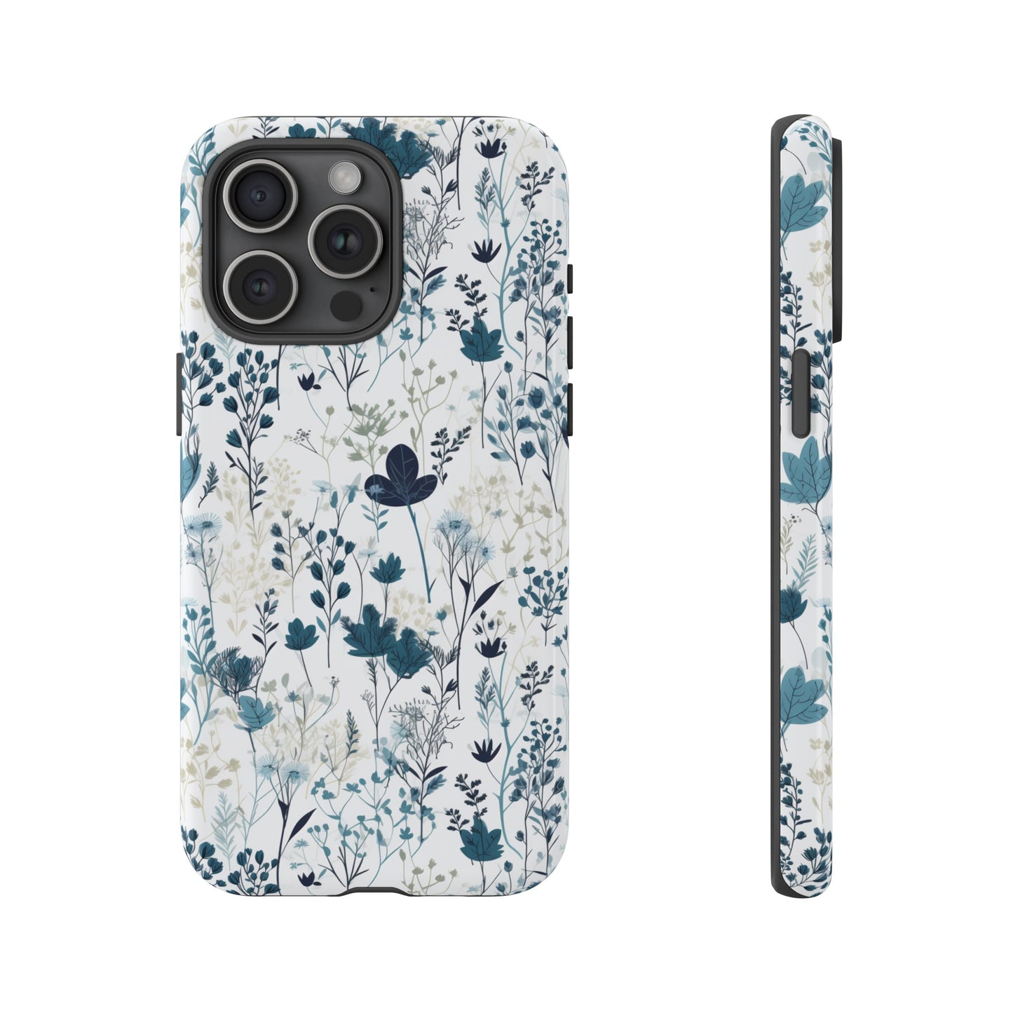 Serene Blue Wildflower - Phone Case