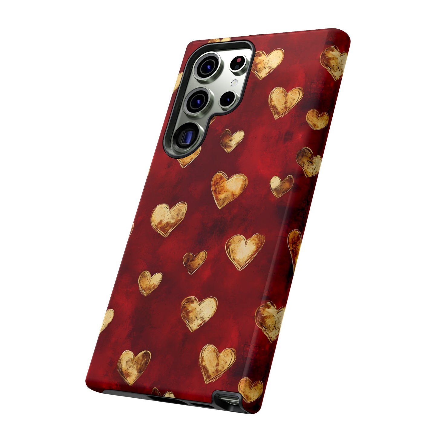 Midas Touch: Gilded Hearts - Phone Case