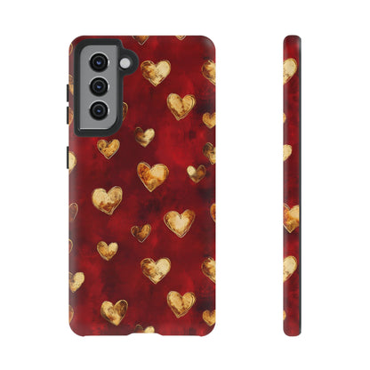 Midas Touch: Gilded Hearts - Phone Case