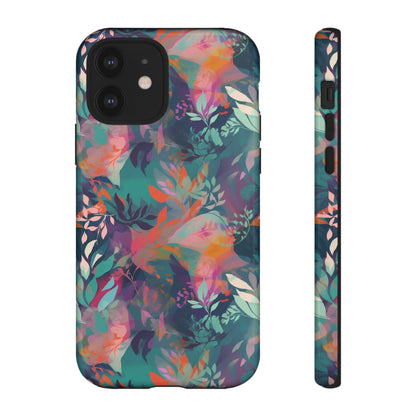 Botanical Bliss - Stylized Abstract Flower Design Tough Phone Case