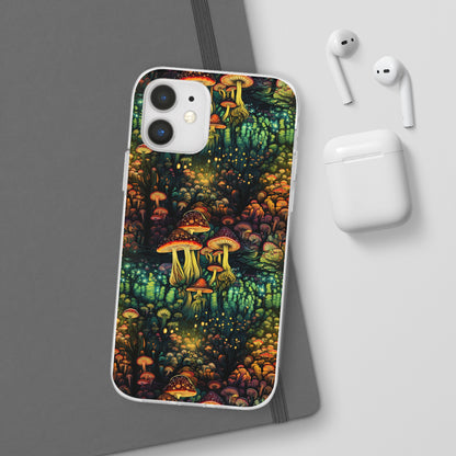 Neon Hallucinations: An Illumulated Autumn Spectacle - Flexible Phone Case