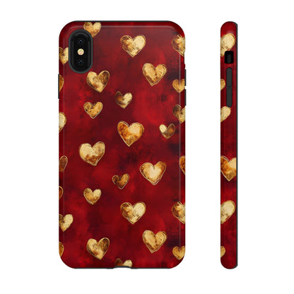 Midas Touch: Gilded Hearts - Phone Case