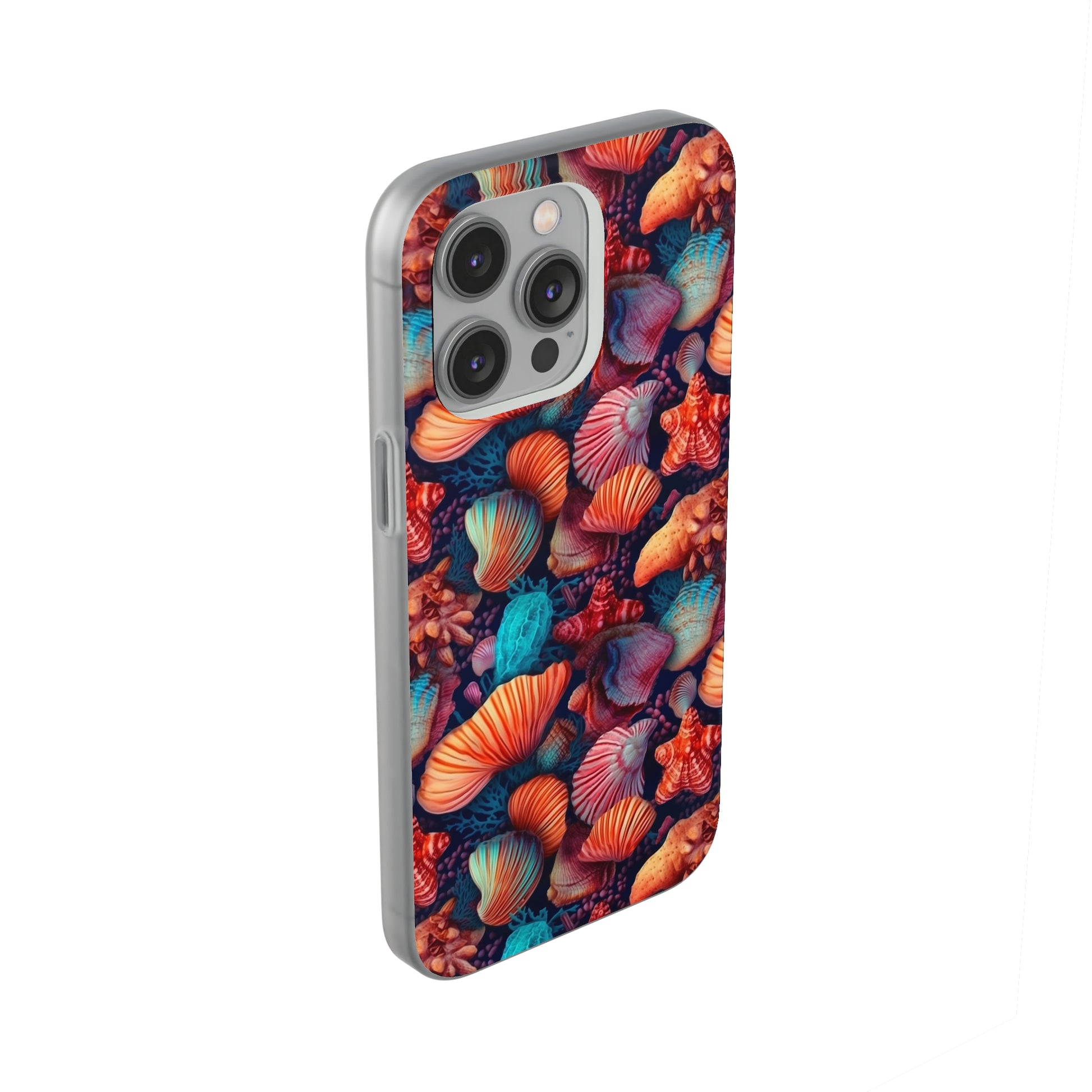 Vibrant Shallow Seascape - Flexible Phone Case Phone Case Pattern Symphony   