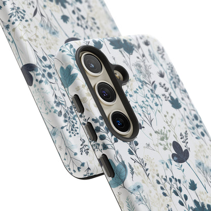 Serene Blue Wildflower - Phone Case