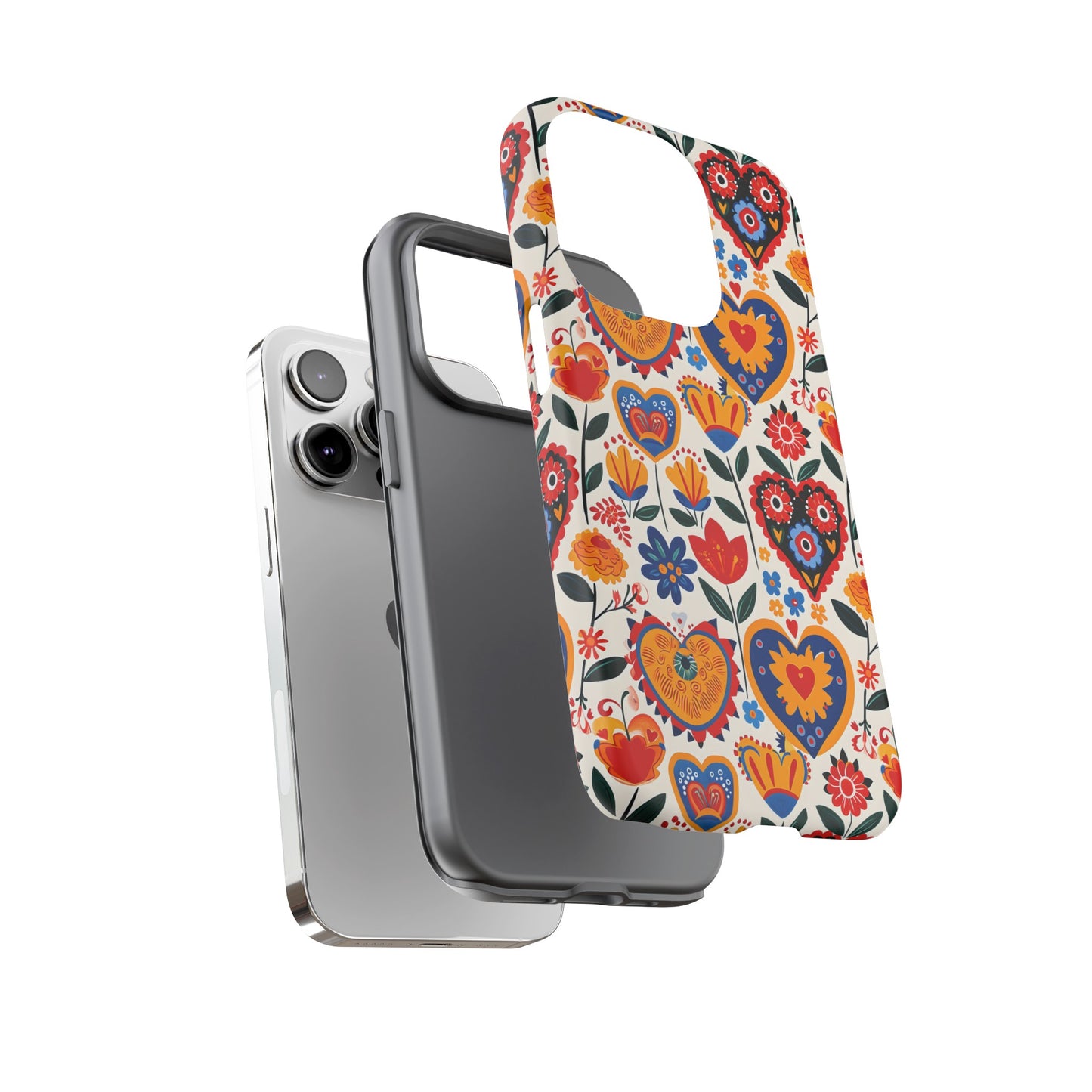 Whimsical Hearts - Phone Case