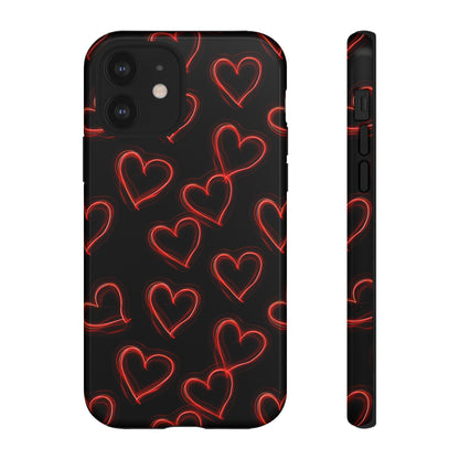 Neon Heartbeat - Phone Case