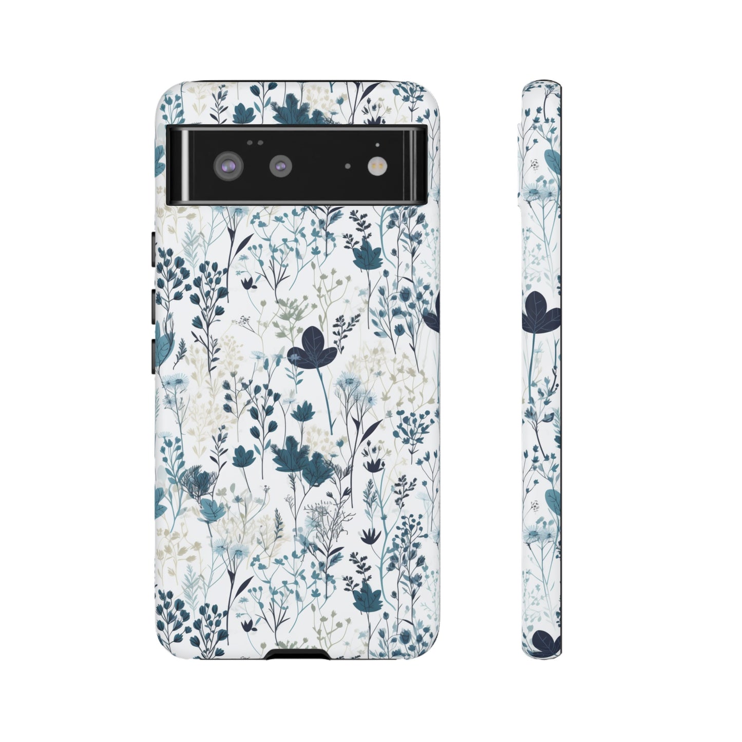 Serene Blue Wildflower - Phone Case