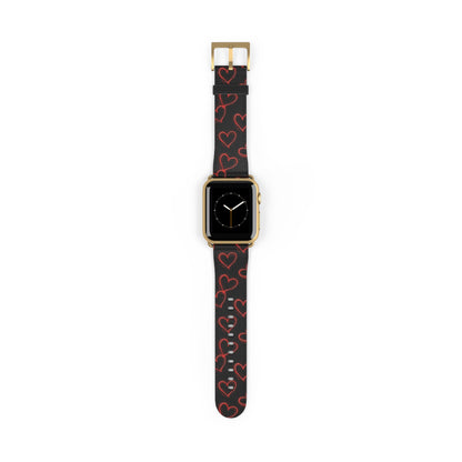 Neon Heartbeat: Fluorescent Flame - Apple Watch Strap