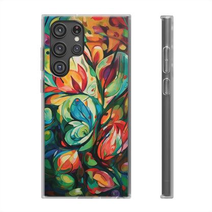 Spring Flourish Phone Case - Artistic Floral Elegance - Spring Collection - Flexi Cases Phone Case Pattern Symphony   