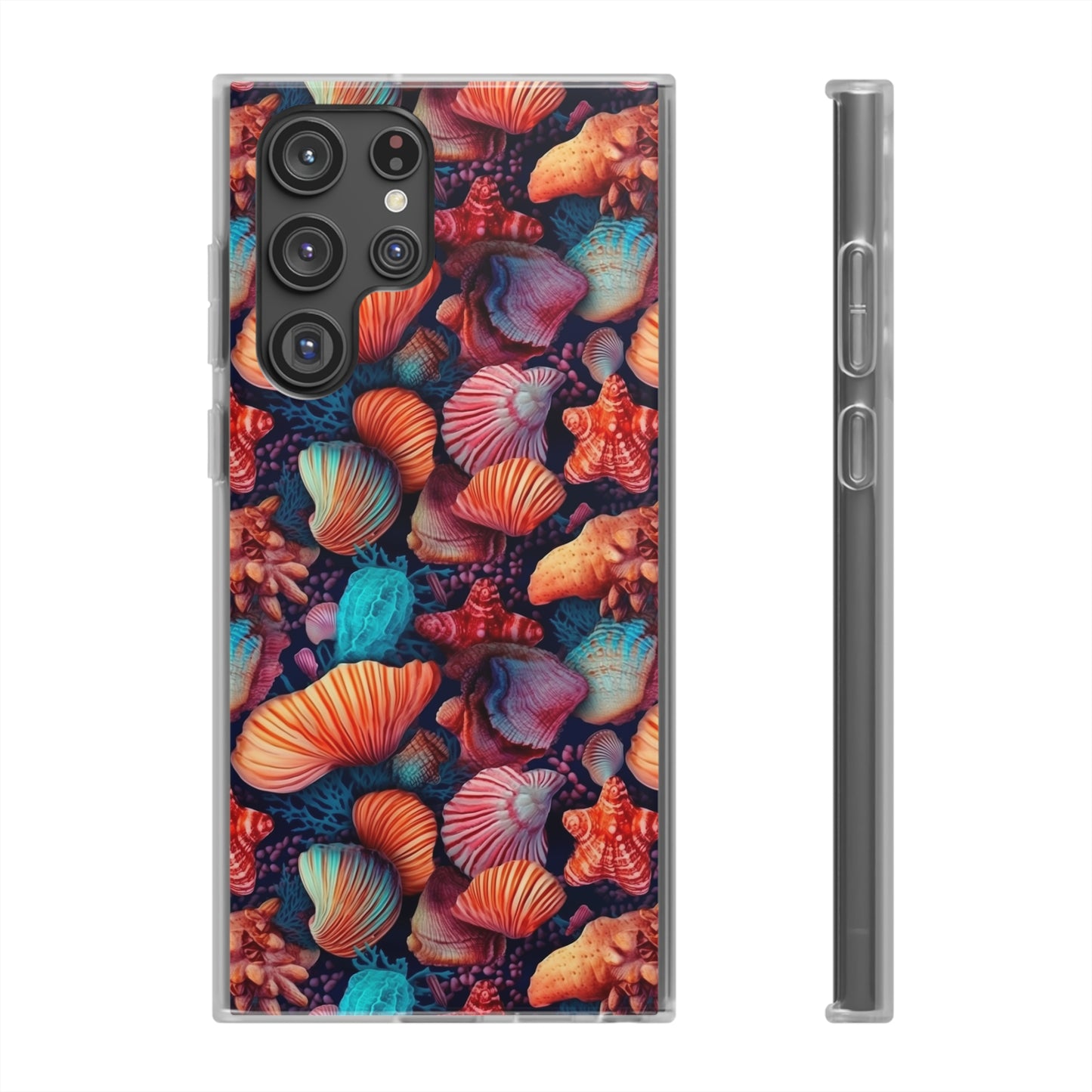 Vibrant Shallow Seascape - Flexible Phone Case Phone Case Pattern Symphony   