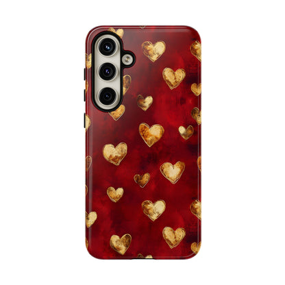 Midas Touch: Gilded Hearts - Phone Case