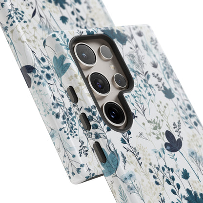 Serene Blue Wildflower - Phone Case