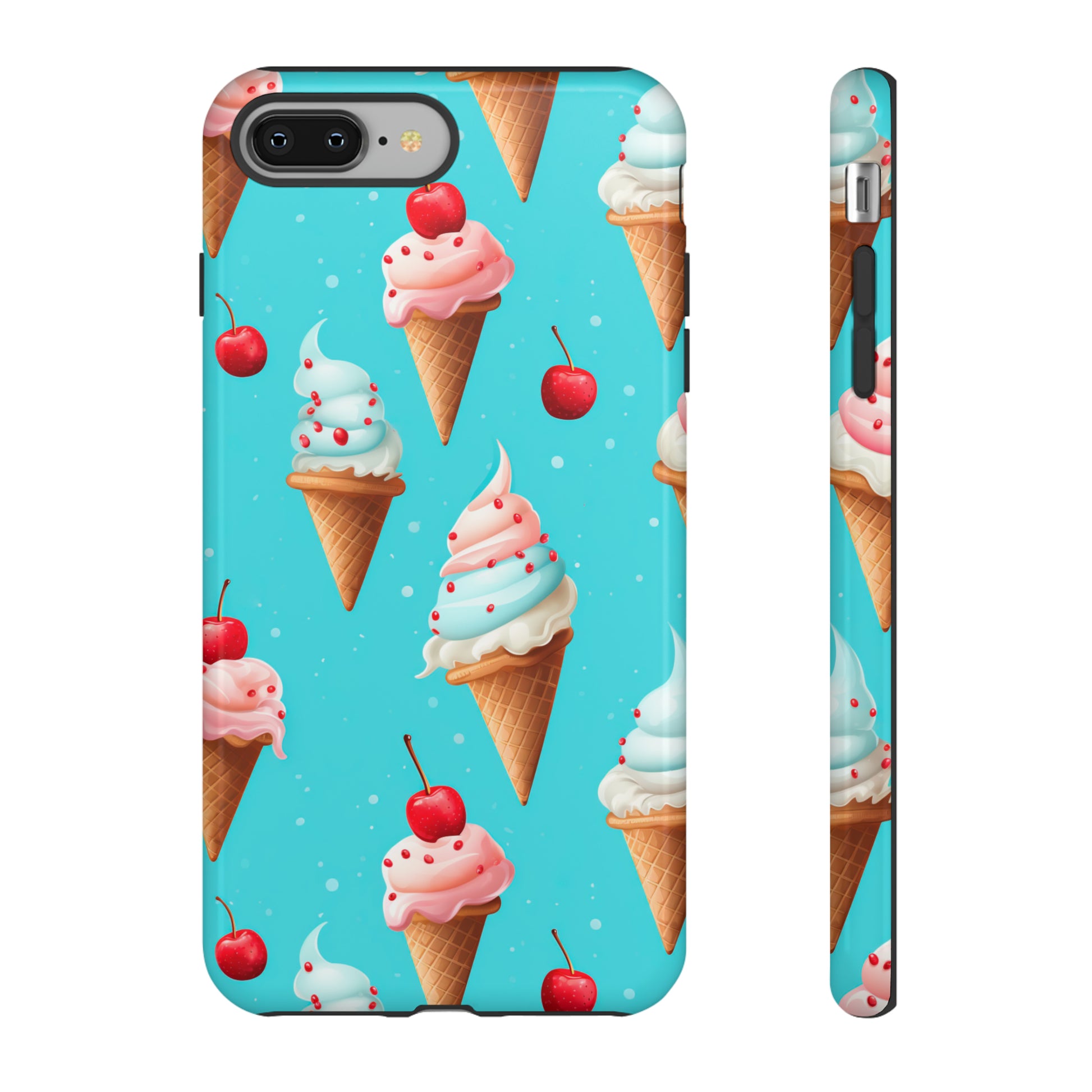 Sundae Funday - Ice Cream Cone Pattern Phone Case - iPhone & Samsung Compatible Phone Case Pattern Symphony   