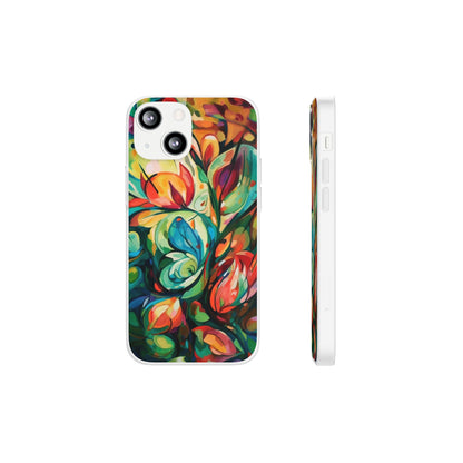 Spring Flourish Phone Case - Artistic Floral Elegance - Spring Collection - Flexi Cases Phone Case Pattern Symphony   